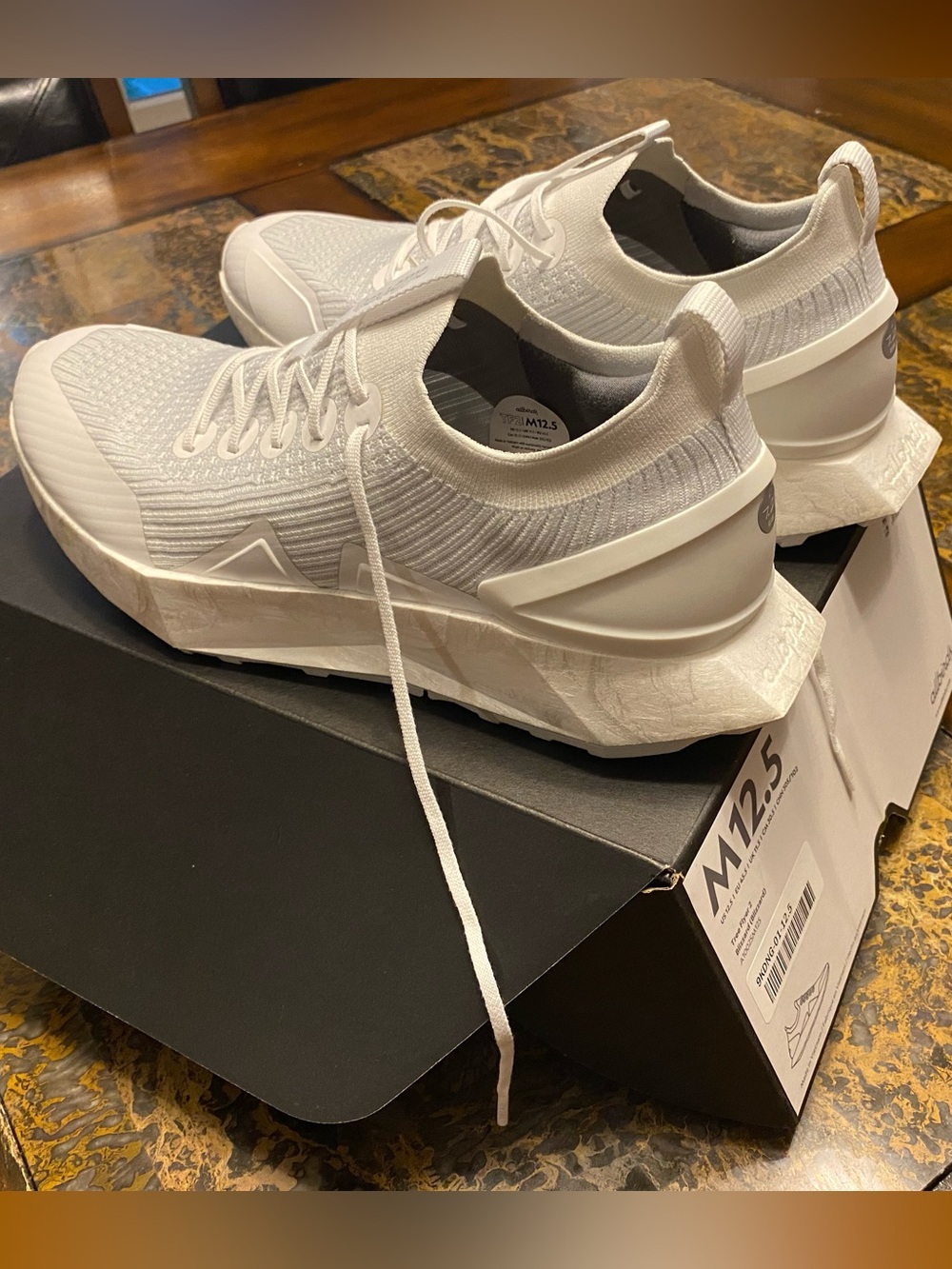 Allbirds Men's White Knit Performance Runners Tree Flyer 2